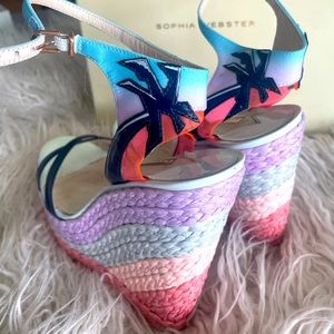 Sophia Webster Lucita Malibu Sunrise wedges